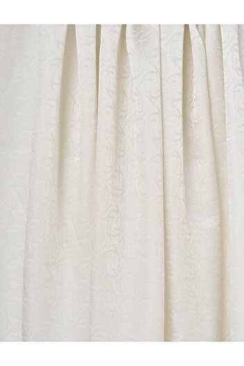 Kayra Jacquard Shawl Ecru