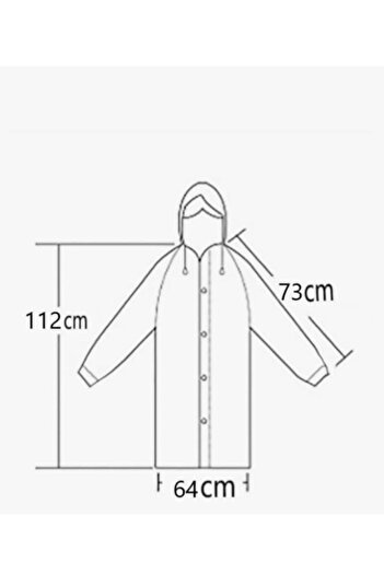 Tatlı Sebep Women's - Men's Hooded Snap-On Eva Raincoat Windbreaker