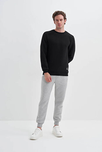 Cazador Crew Neck Black Men's Sweatshirt 51930