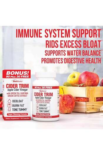 Generic DietWorks Apple Cider Vinegar, 120 Capsules
