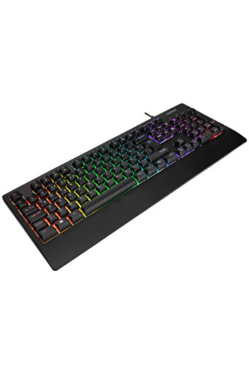 Everest KB-93 Siyah USB Rainbow Aydınlatmalı Q Membrane