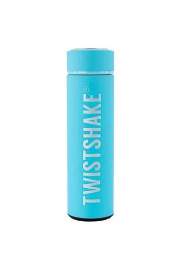 Twistshake Hot or Cold Bottle 420ml Pastel Blue