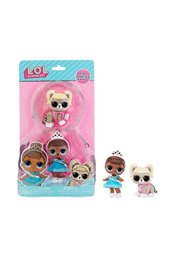 L.O.L. SURPRISE ! Tot Doll & Pet Set, Miss Baby, Hoops D.O.G.G., Collectible Dolls with Accessories