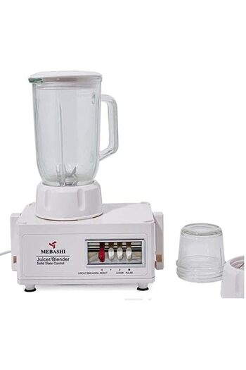 MEBASHI 3-In-1 Juicer And Blender White ME-JB2001W