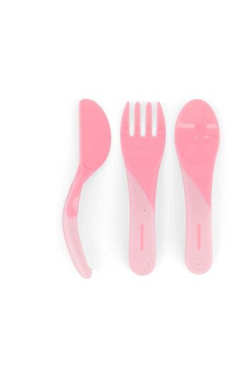 Twistshake Learn Cutlery 6+m Pastel Pink