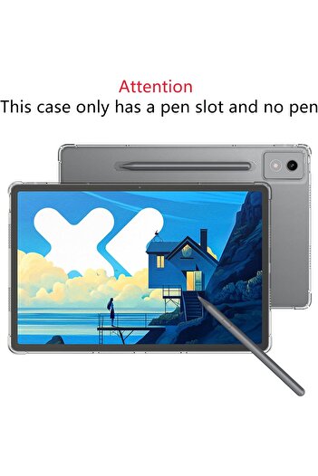 erorex جراب لجهاز Lenovo Idea Tab Pro مقاس 12.7 بوصة، غطاء TPU مرن فائق الوضوح لجهاز Tb373Fu/Tb375Fc موديل 2025