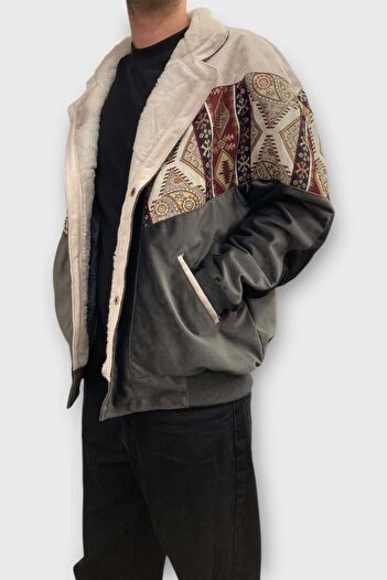 CANMODA (7418) 2Xlarge Size Vintage Patterned Custom Jacket