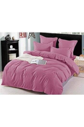 Casa Pucioasa Double bed linen, Damask, Pucioasa, 6 pieces, Elastic sheet 230x250 cm, Duvet sheet 200x230 cm, 2 pi