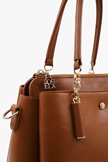 SOSELA Women's Shoulder and Arm Bag 67-8103 Tan
