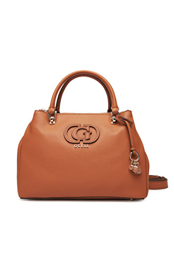 Guess Γυναικεία Τσάντα Χειρός Καφέ HWBG9536060