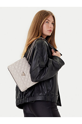 Guess Γυναικεία Τσάντα Χειρός Γκρι HWQG9673200