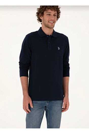 U.S. Polo Assn. Men's Navy Blue Basic Sweatshirt Trendmood