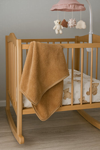 OMY Kuzu Welsoft Double Sided Blanket Unisex Baby Swaddle Girls & Boys Winter Blanket