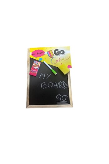 Vision Blackboard with chalk, marker, and eraser, double-sided