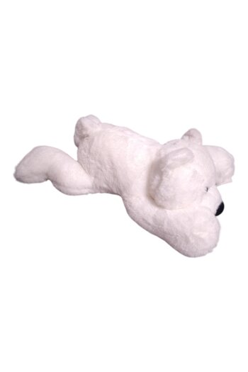 Vision XXI White Teddy Bear Lying on Belly, Vision XXI, Talking