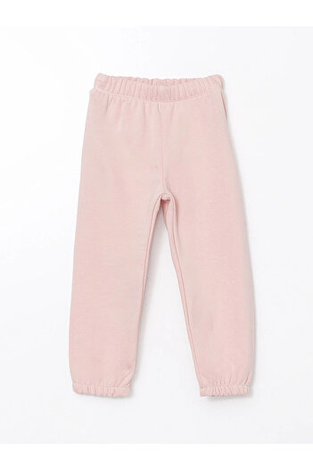 LC Waikiki Lcw Kids Pink Girl's Sweatpants with Elastic Waist