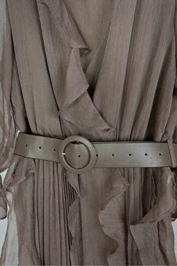 SELSAL Chiffon pleated dress