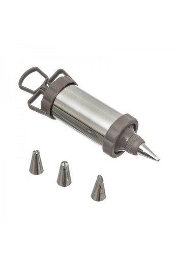 FİVE Stainless steel syringe for cake decoration,