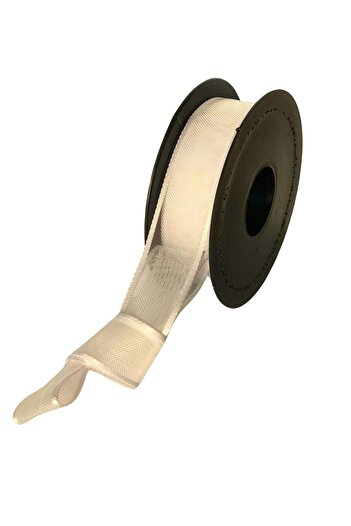 EL İŞİ DİY CRAFT White Chiffon Tulle Fabric Ribbon 2 cm X 20 Meters Handcrafted Gift Wrapping DIY Decoration Ribbon Bow