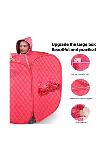 Hope Personal Home Steam Sauna Tent, Portable Folding Spa Set