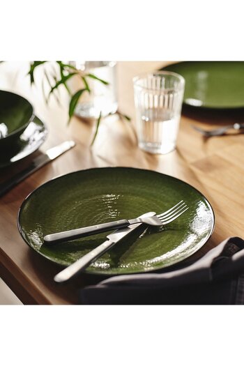 IKEA PELARKAKTUS Plate, green, 26 cm