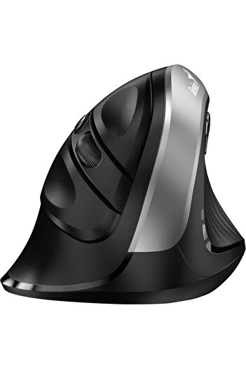 GENIUS Ergonomic WIR. Ergo 8250S Vertical + wrist rest Silver Grey/Blak