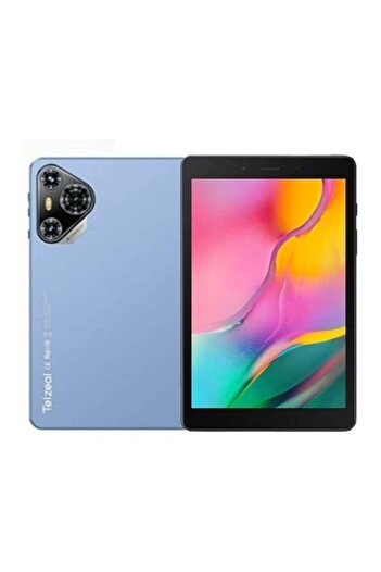 TELZEAL P800 Android 12 Tablet – 8 Inch Display, Dual SIM 4G LTE, 6GB RAM + 256GB ROM, 5G WiFi, 5000mAh Ba