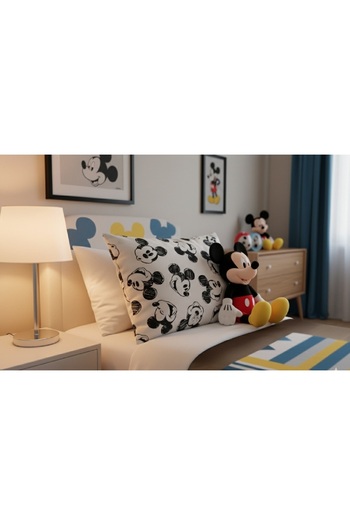 Taç Flannel Mickey Pillowcase 1 Piece 50X70 cm – 100% Cotton