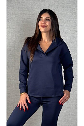 Aymood Women's long sleeve hooded two-piece set