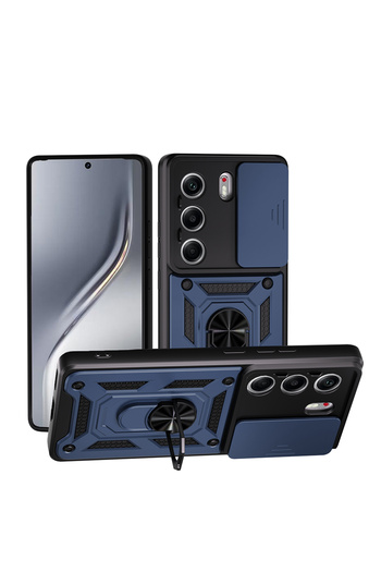 Nezih Case Tecno Camon 40 4g Compatible Magnetic Stand Sliding Cover with Camera Protection