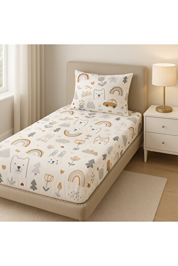 sehra Pillowcase 70% Cotton Mold Rose Flower Geometric Car Nautical Star Children Patterned