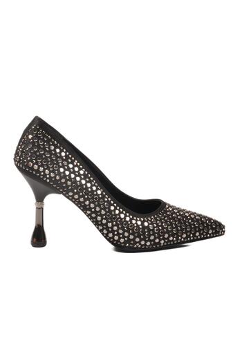 Pierre Cardin Pc-55020 Z Black Stone Women's Evening Dress Shoes