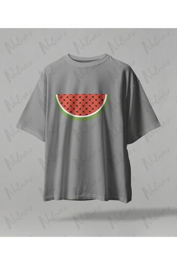 Nulivez Palestine Design Printed High Quality Compact Unisex Oversize T-Shirt