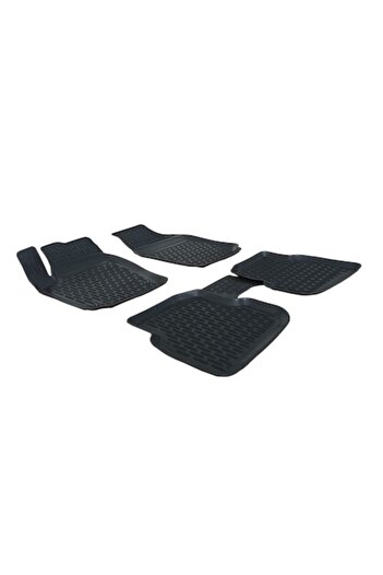 Volkswagen Rubber Tray Type Car Mats SCOUTT, Polo, 2009-2017, 4 Pieces