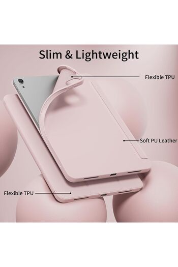 HYX Case for iPad 11th Generation A16 2025/10th Generation 10.9 inch 2022, Trifold Stand, Soft TP