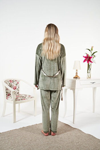 Estiva 3-piece velvet pajama set