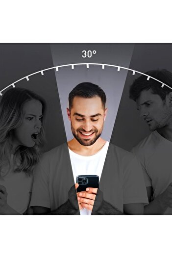 isag Screen Privacy Protector Compatible with iPhone Air, Silicone,