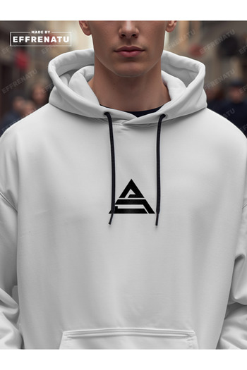 EFFRENATU Unisex Oversized Tracksuit Set with Printed Hoodie and Available in Different Colors