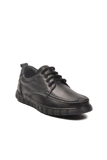 WALKWAY 995 m Black Genuine Leather Men's Casual Shoes