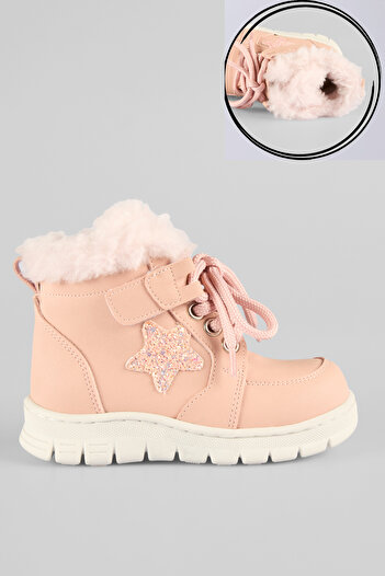 Vicco Size 22-36 Fur Inside Non-Slip Sole Winter Girls' Boots