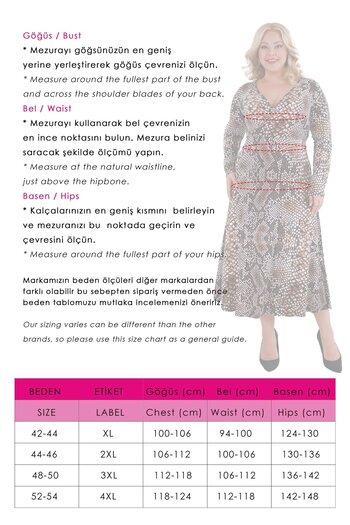 Madwilo Women's Coffee Black Snake Pattern Double Breasted Collar Plus Size Stretchy Maxi Dress