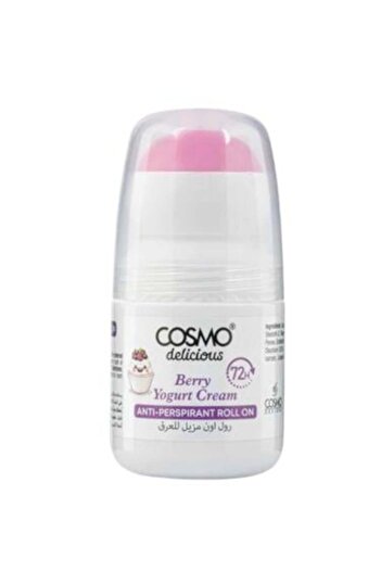 Cosmo Antiperspirant Roll-On with Berry Yogurt Cream Fragrance by Delicious - 50g