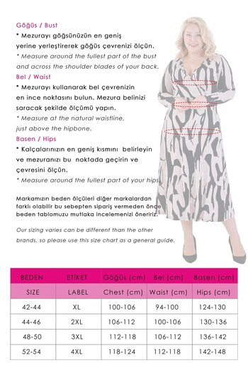Madwilo Women's Beige Black Abstract Pattern Double Breasted Collar Plus Size Stretchy Maxi Dress