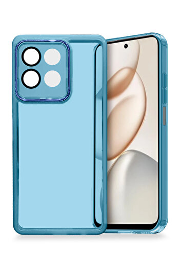 Wtech Honor X7d 5G/4G / Honor 400 Smart 5G 2025 Soft TPU Electroplated Camera Border Back Case Cover