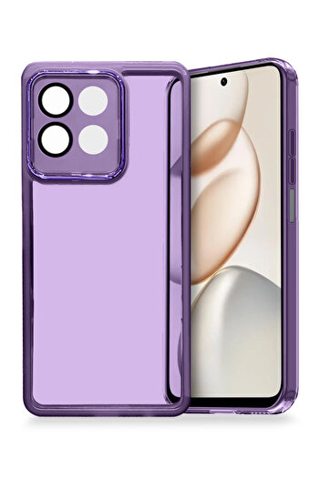 Wtech Honor X7d 5G/4G / Honor 400 Smart 5G 2025 Soft TPU Electroplated Camera Border Back Case Cover