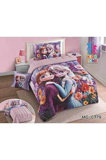 REDROSE COLOR 4-piece children's printed bedspread