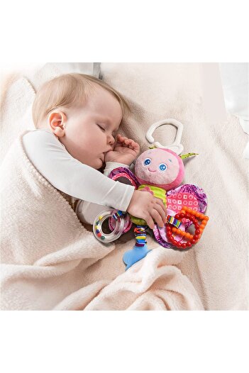 Picodino Rattle Toy from Textile Material for Babies - Butterfly