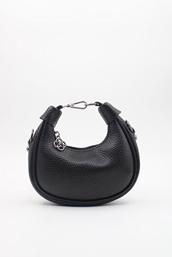 LASSO Women's Mini Size Lockable Shoulder Bag with Hand Strap and Zipper Closure