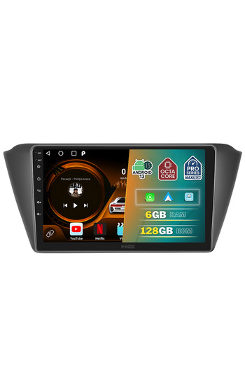 MaxTech Navigatie Skoda Fabia 3 (2014-2021) dedicata, 6 GB Ram 128 GB Rom OctaCore, Carplay & Android auto