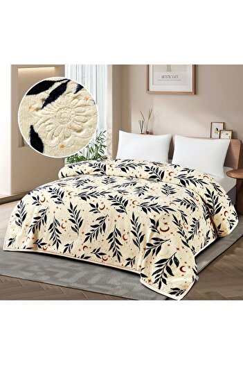 mingle 6 kg double blanket, engraved with a pattern